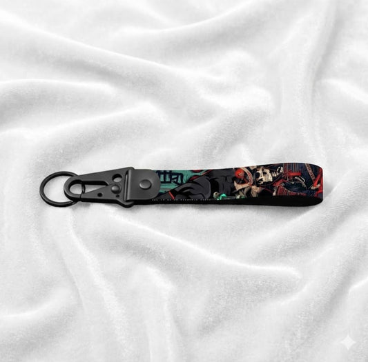Brook Skeleton Face Anime Lanyard Keychain pp-11