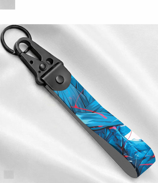 Goku (yellow and Blue) Lanyard Keychain pp-38
