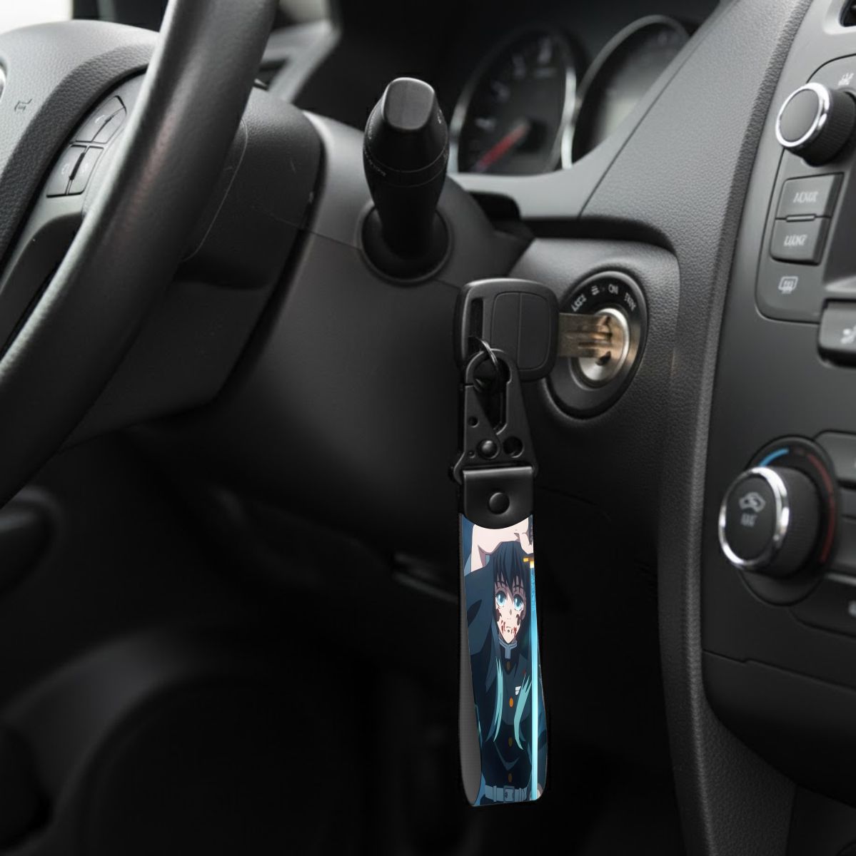 Muichiro Tokito Mist Hashira Lanyard Keychain Demon Slayer Collection PP93