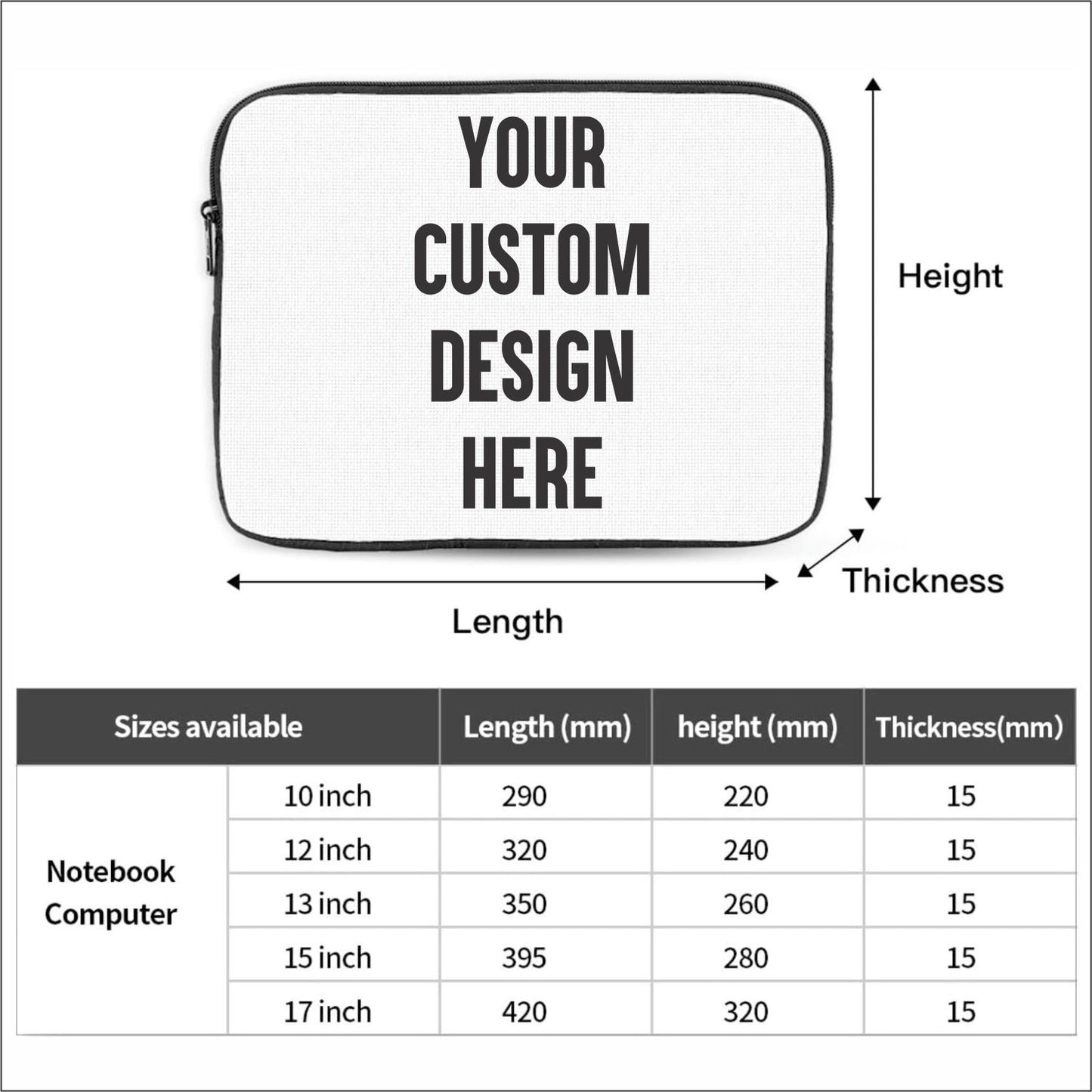 Premium Waterproof Neoprene Laptop Sleeve - PP-68