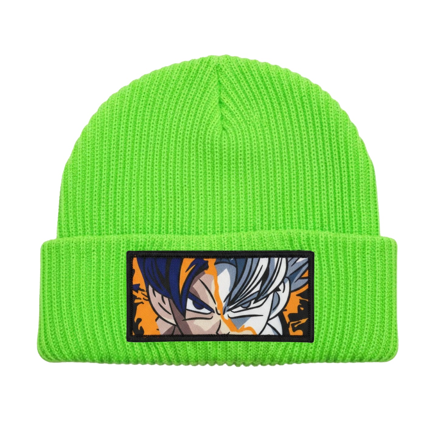 Neon Green Woven Beanie