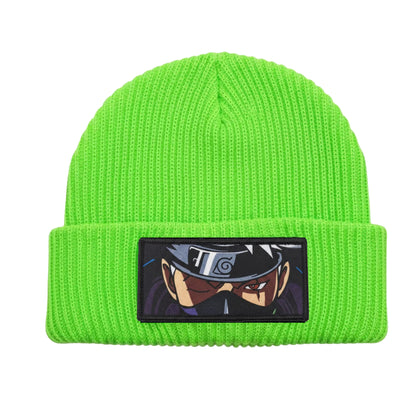 Neon Green Woven Beanie