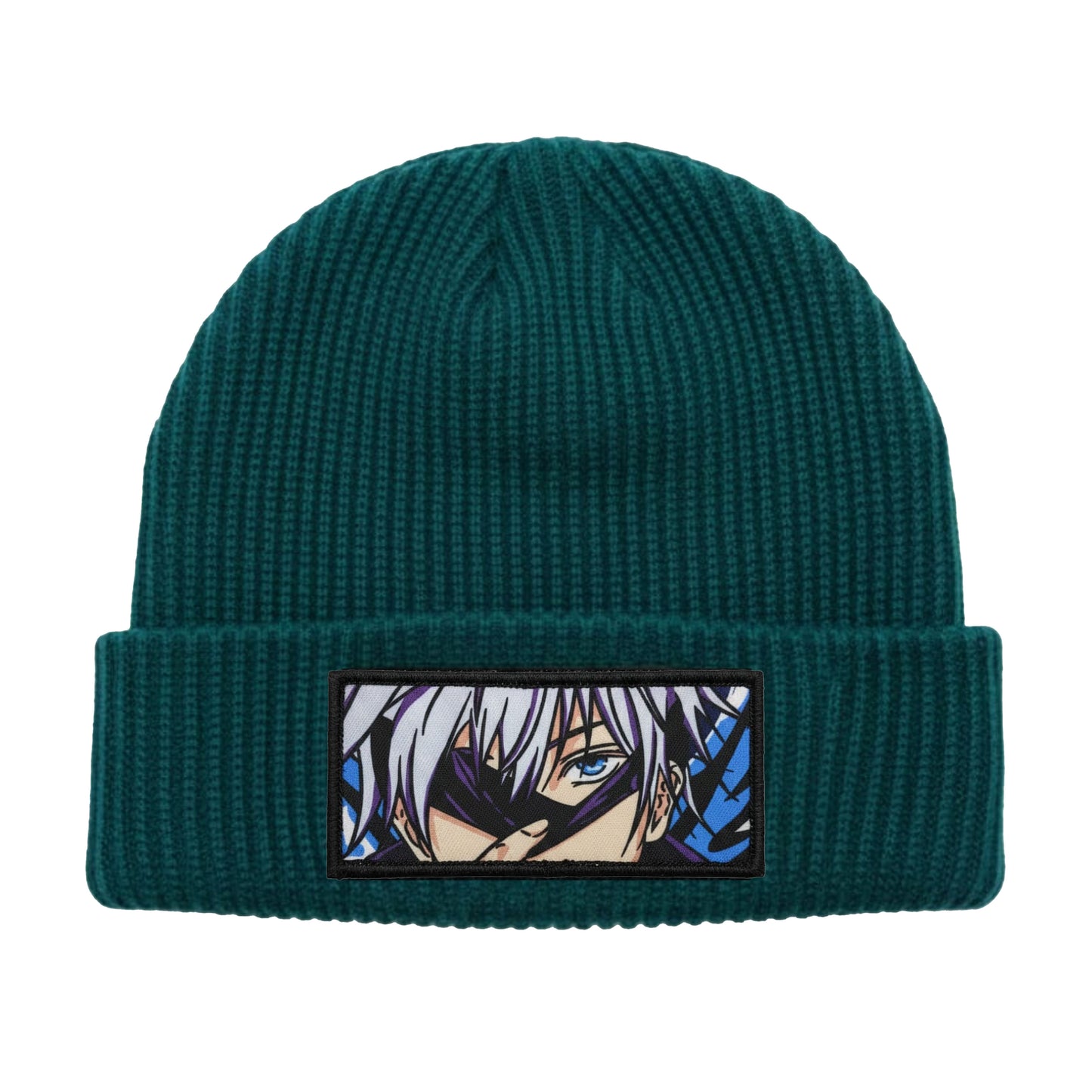 Dark Sea Green Woven Beanie