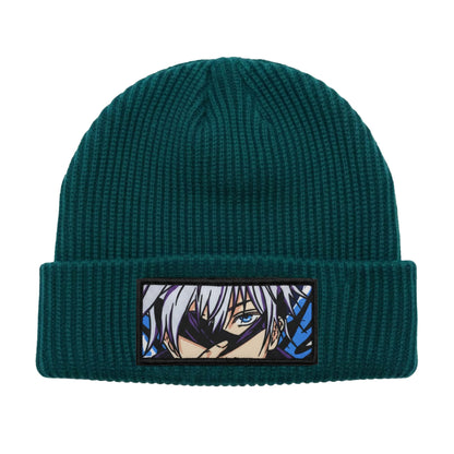 Dark Sea Green Woven Beanie