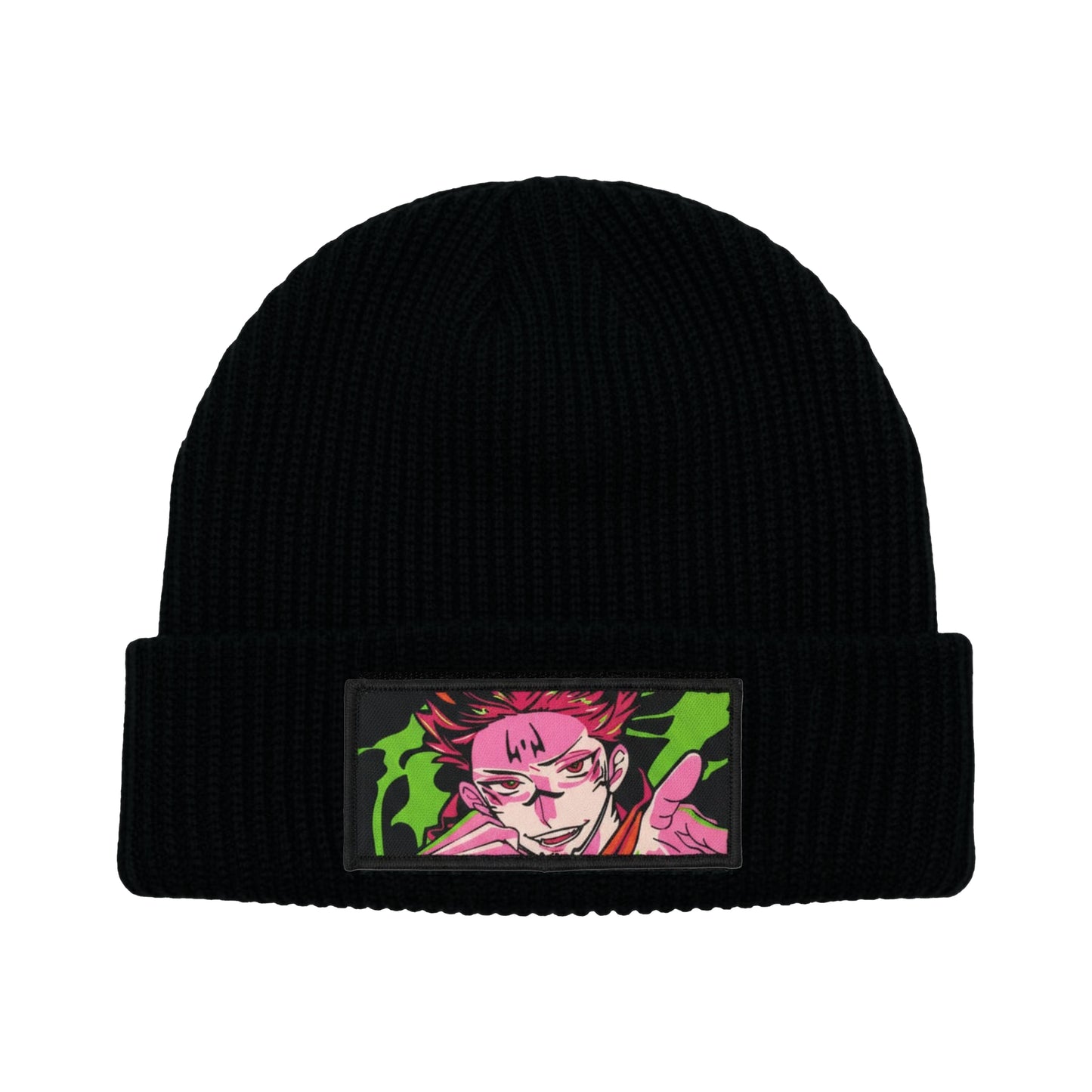 Black Widow Woven Beanie