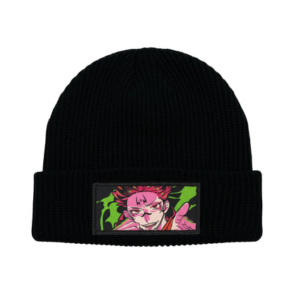 Black Widow Woven Beanie