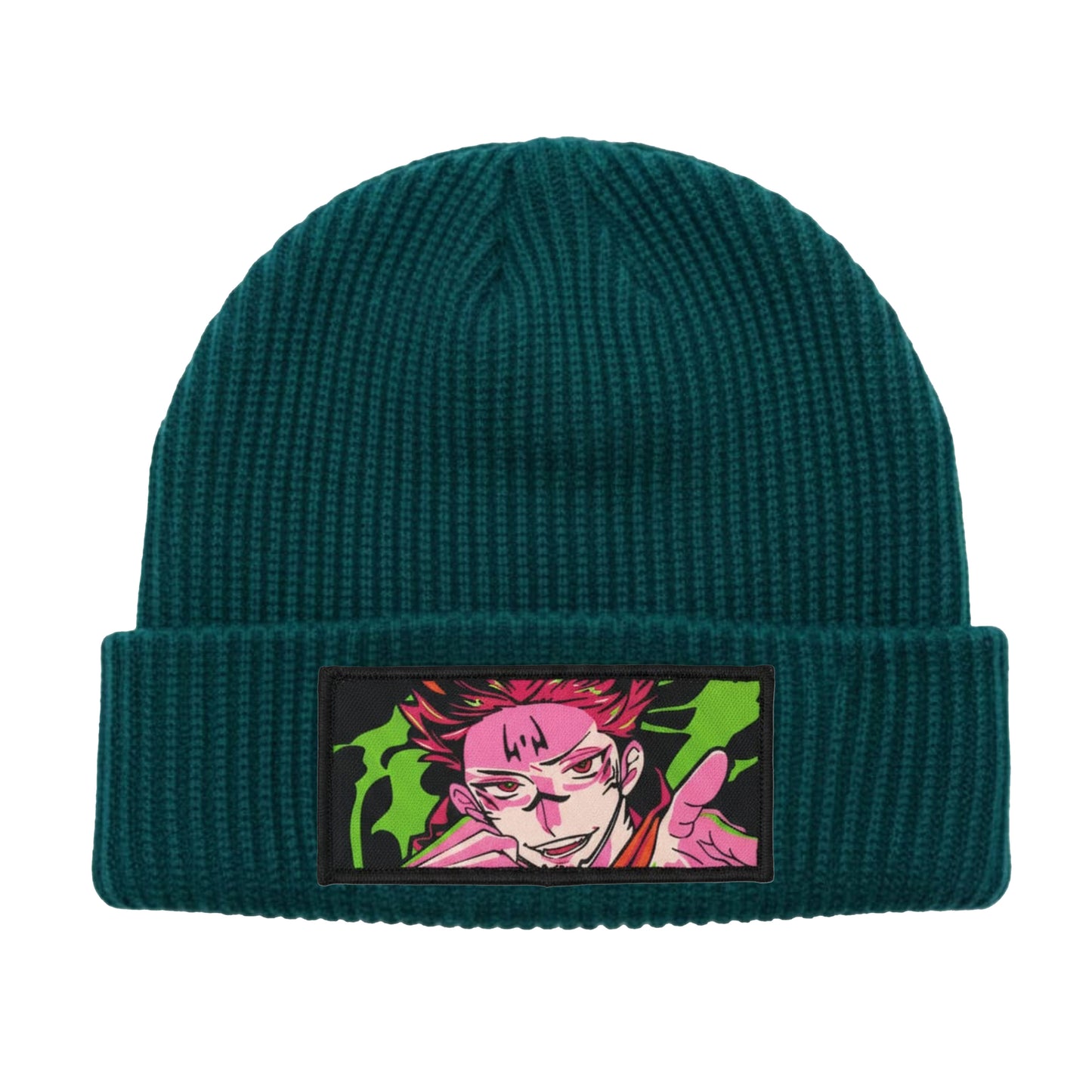 Dark Sea Green Woven Beanie