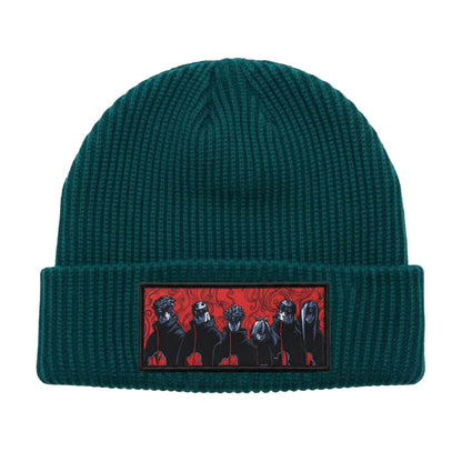 Dark Sea Green Woven Beanie