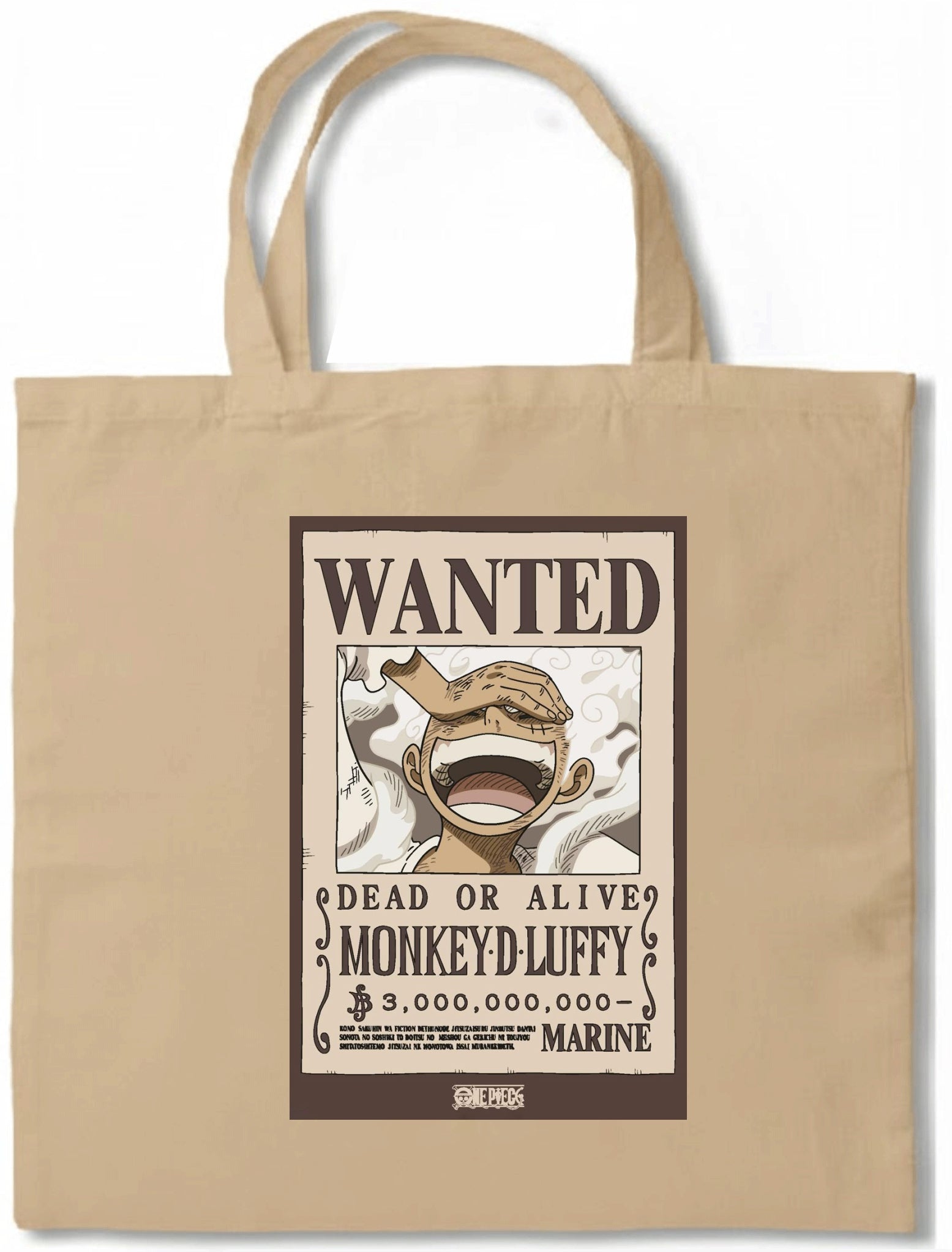 Wanted Luffy Tote Bag
