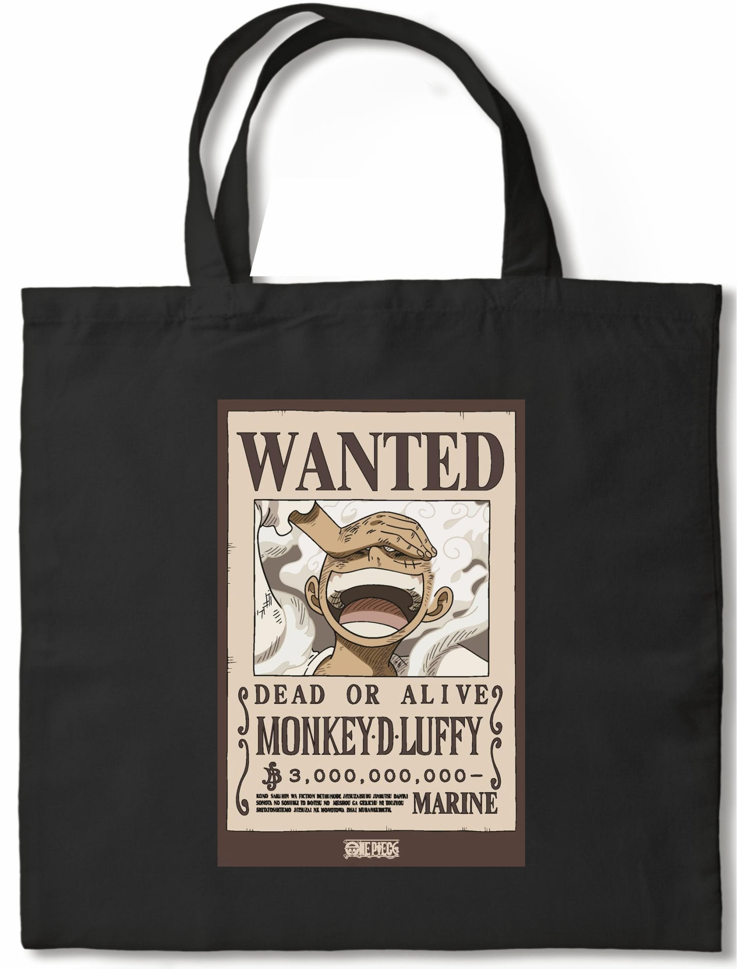 Wanted Luffy Tote Bag