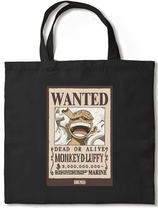 Wanted Luffy Tote Bag
