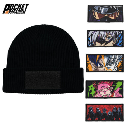 Black Widow Woven Beanie