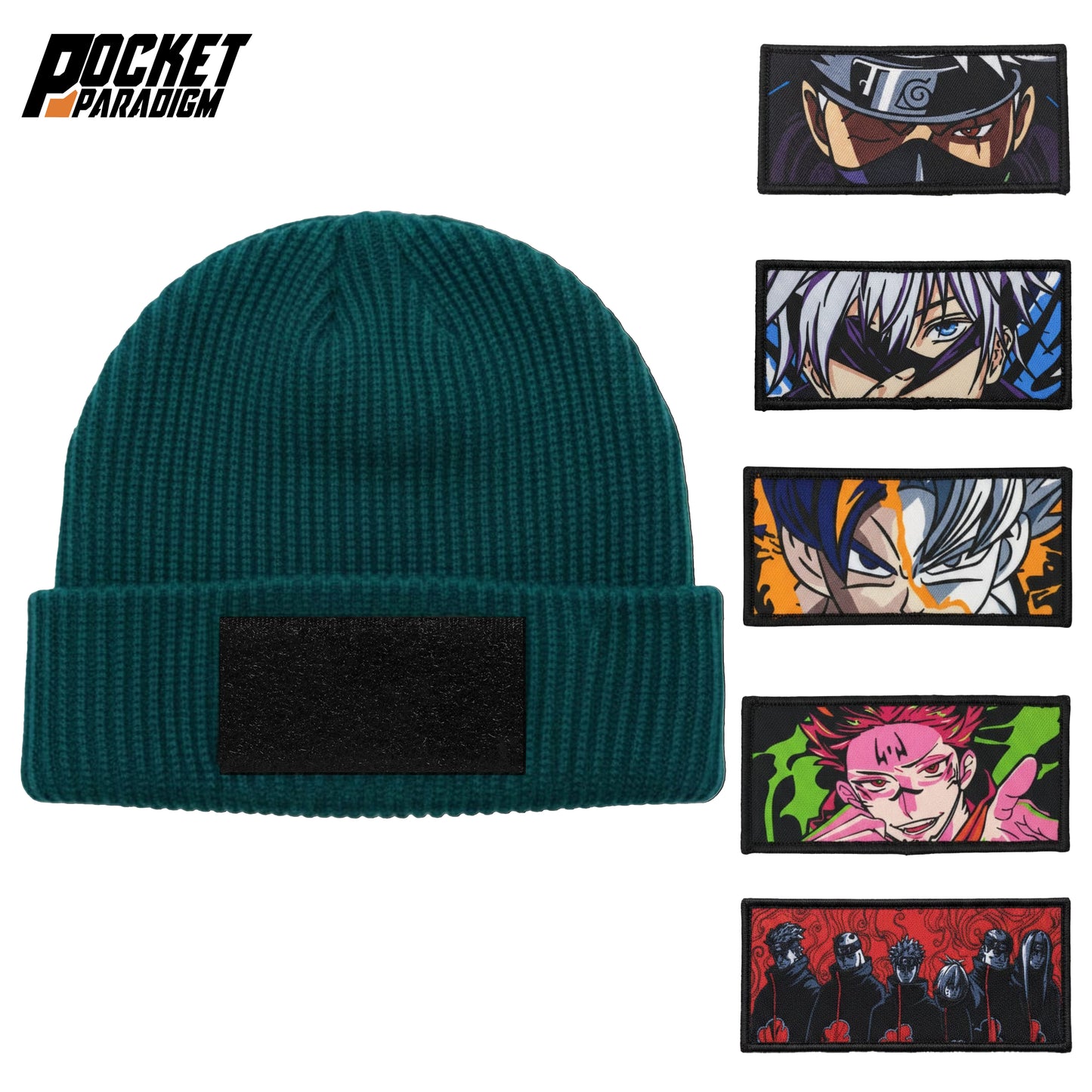 Dark Sea Green Woven Beanie